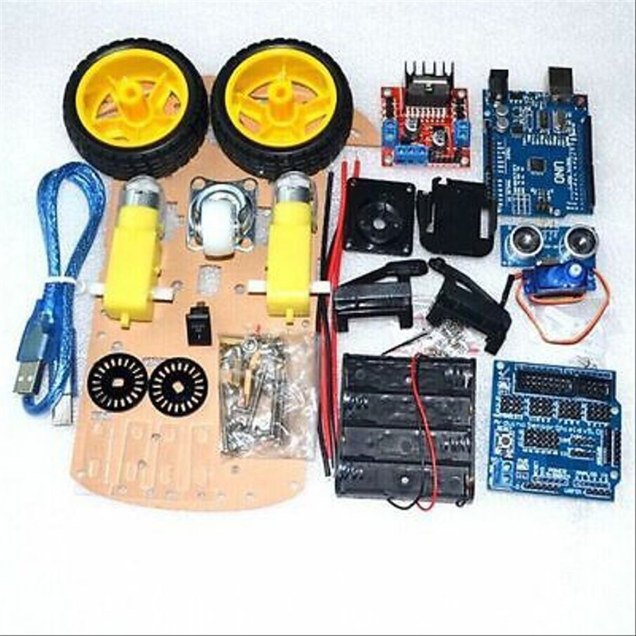 Arduino uno r3 Paket robot avoider kit Ready | Lazada Indonesia