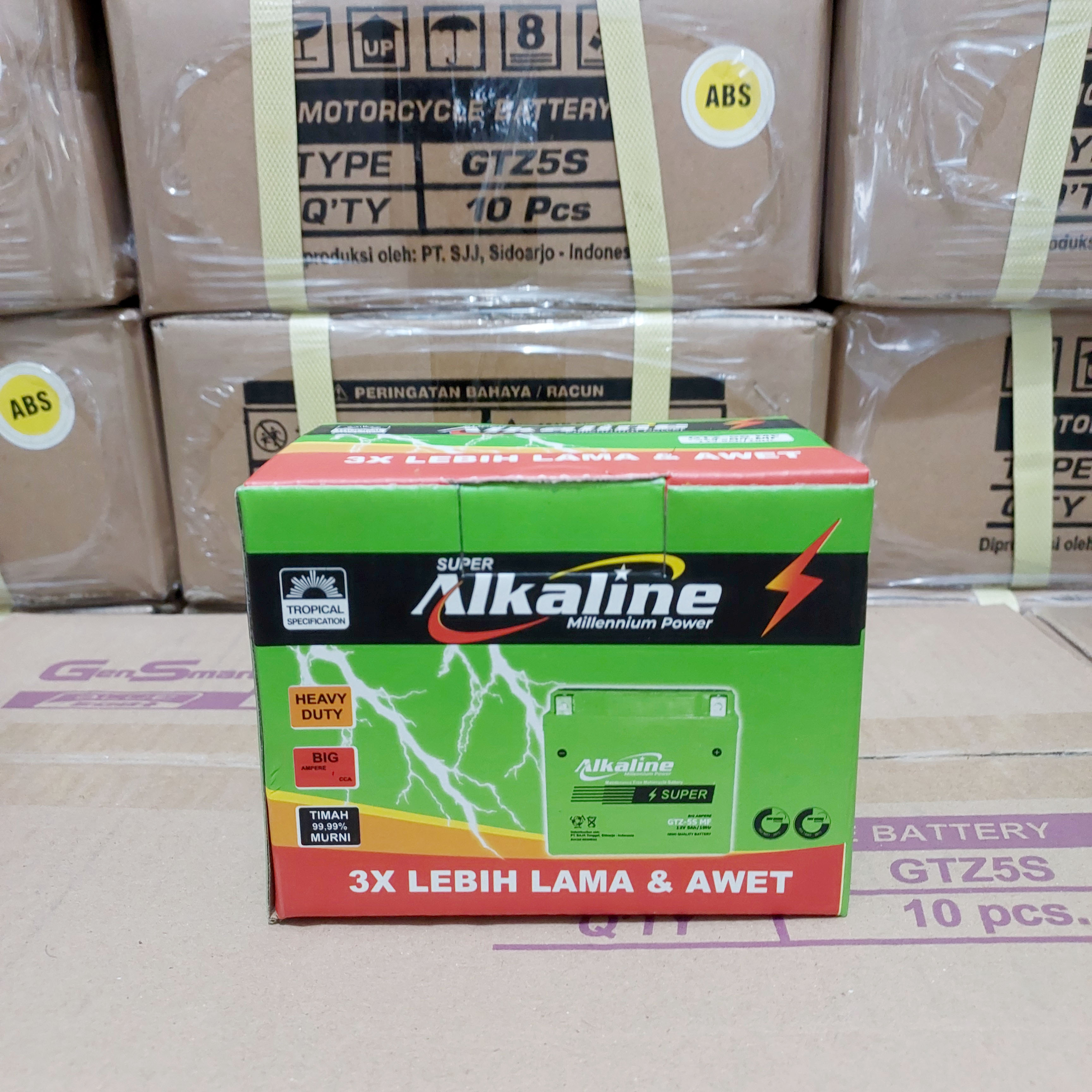Aki Motor Ninja RR ZX 130 Ninja KBR Alkaline GTZ5S Aki Kering