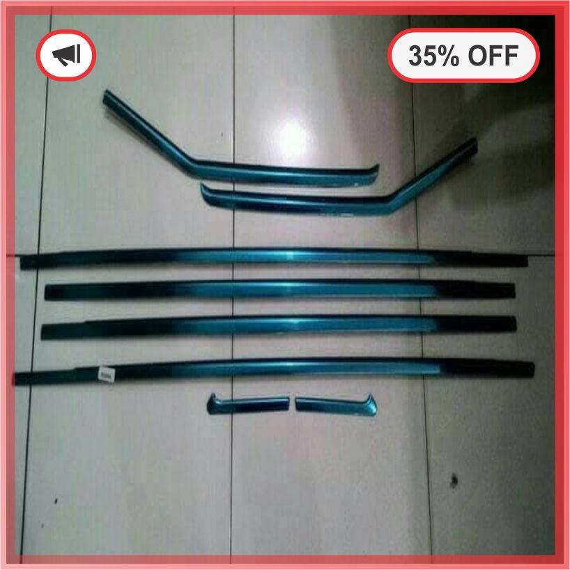 PILIHAN TERBAIK - PROMO SALE - List Lis Kaca Samping Calya / Sigra JSL 8 pc Stainless - BEST PRODUK - LAZ PROMO BIRTHDAY