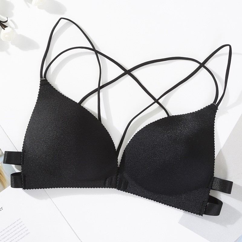 Jual Bra Shop-BS 238 Bra wanita Sexy Fashion Korea BH Push Up Tanpa Kawat -  Black, 36 - Kab. Tangerang - Bra Shop 118