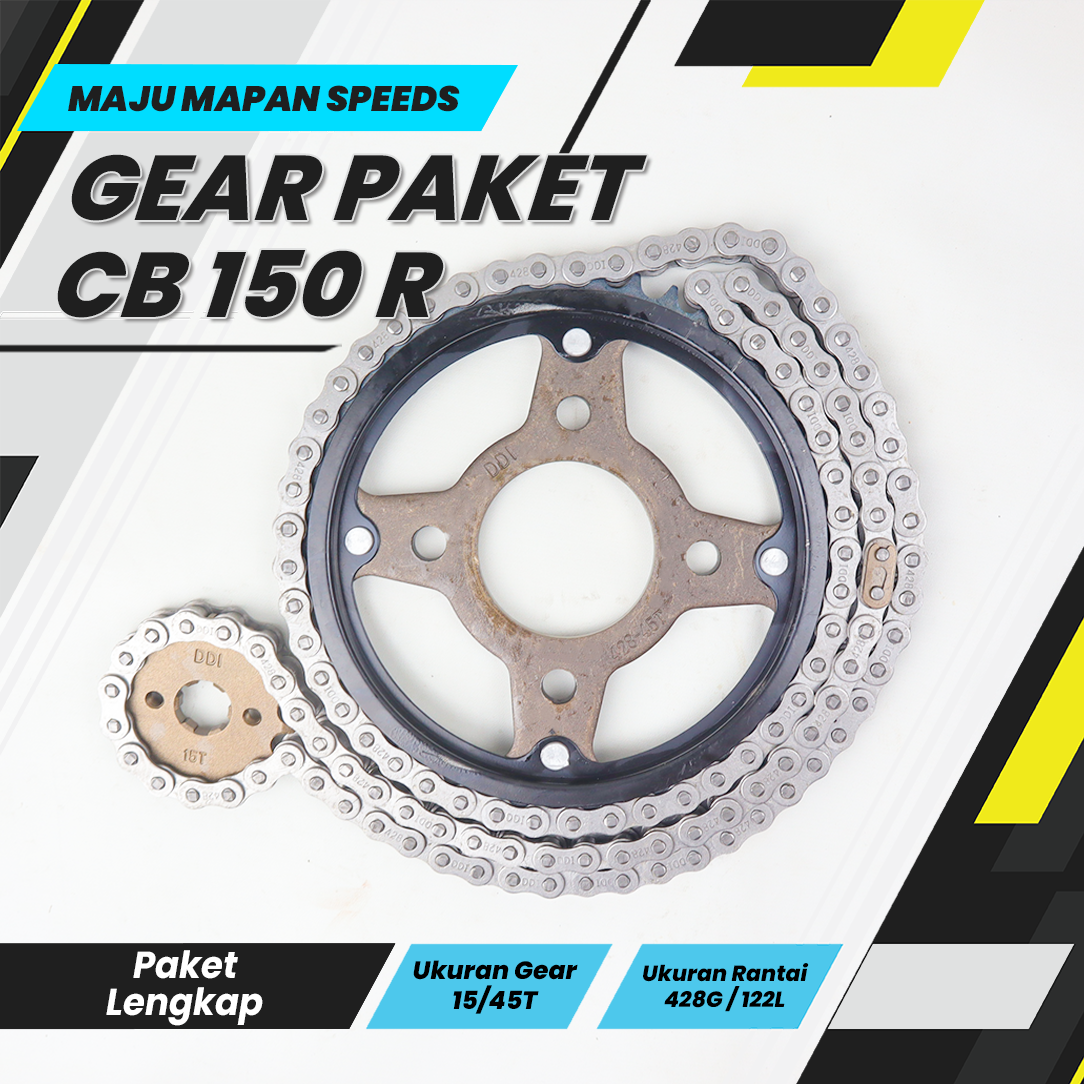 Gear Set CB150R 15T/45T 428H122L DDI Lazada Indonesia