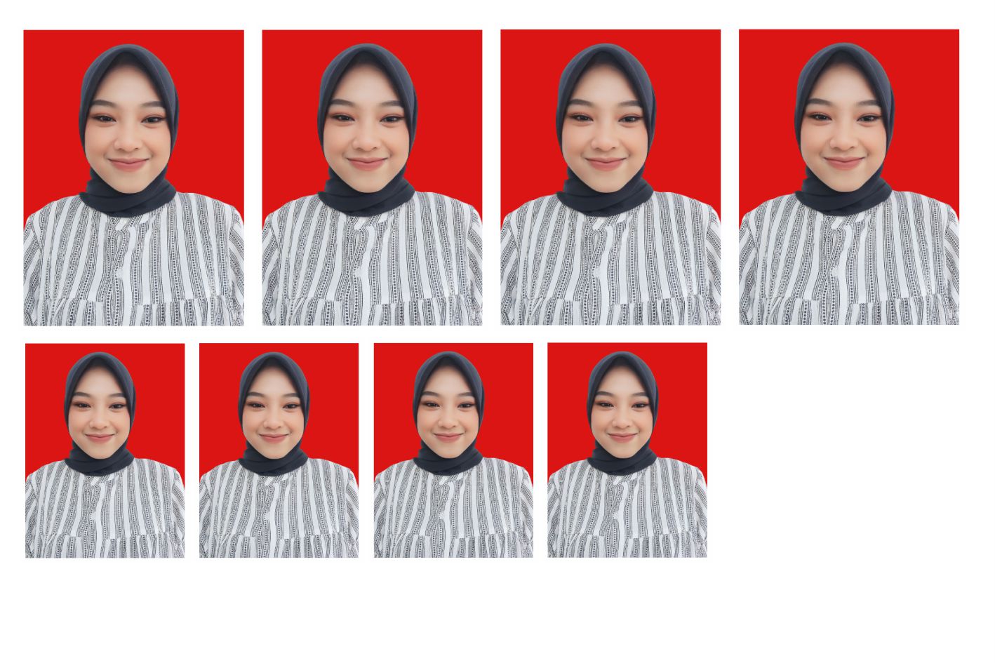 CETAK 5 PCS PAS FOTO 2X3 3X4 4X6 LATAR MERAH BIRU | Lazada Indonesia