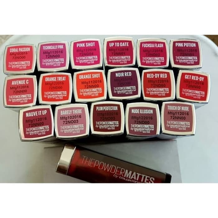 harga maybelline powder matte lipstick