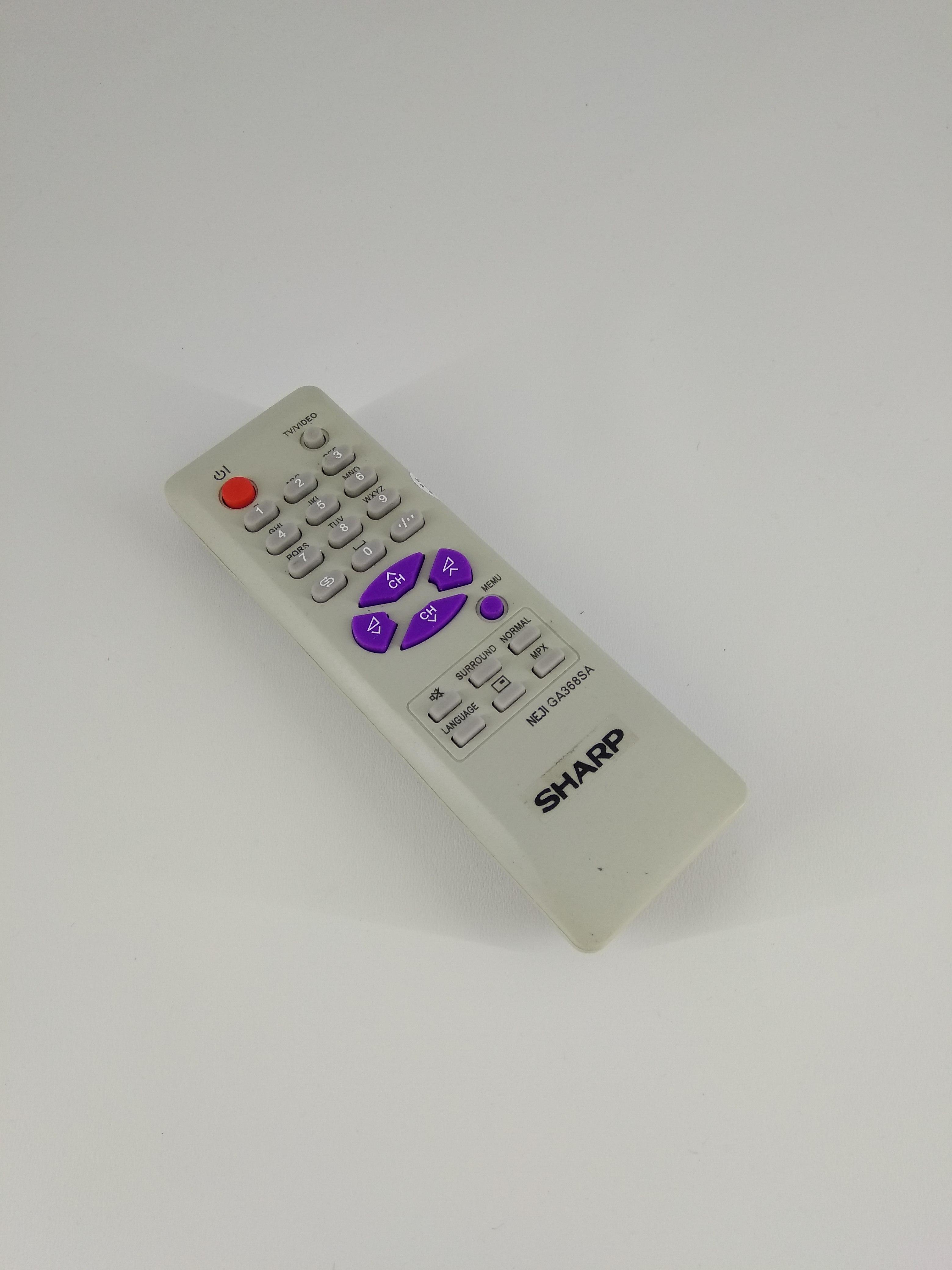 Remot Remote TV Sharp Tabung GA368SA Original Pabrik / KW