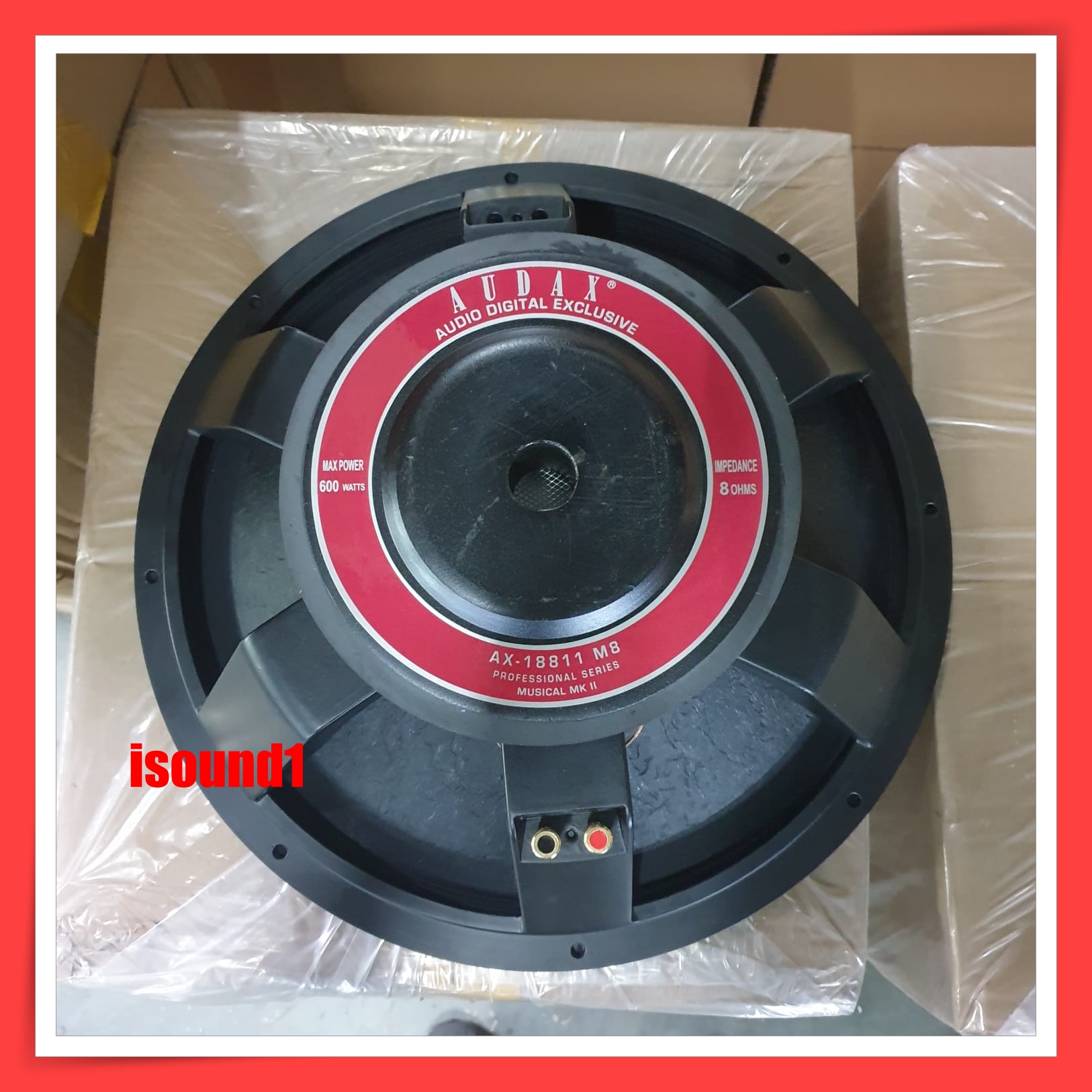 SPEAKER AUDAX 18 IN AX 18811 M8 FULL RANGE 600 WATT 18811