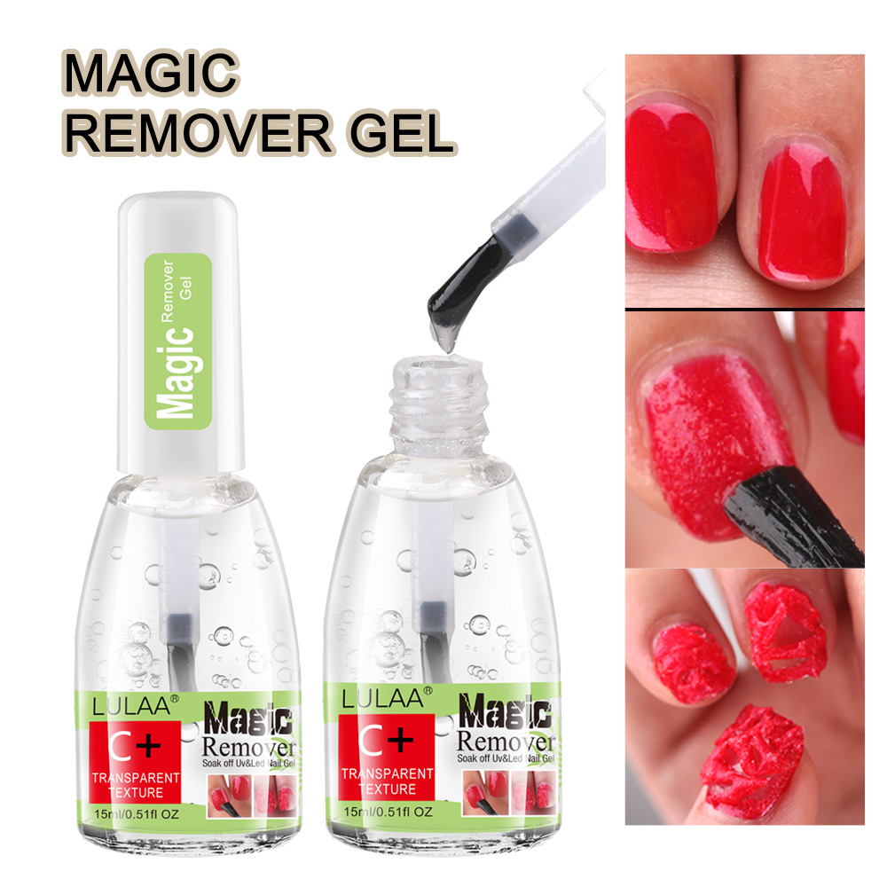 LULAA15ml Magic Nagellak Remover Burst UV & LED Gel Soak Off Remover Gel Polish Remover voor Manicure snelle Gezonde Nail Cleaner