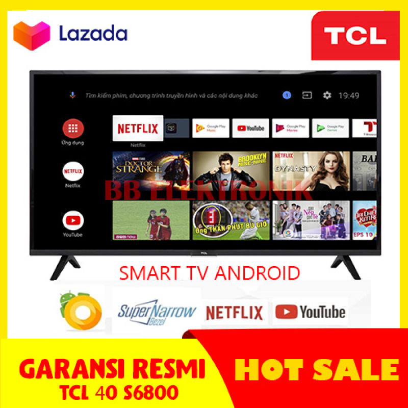TCL 40 S6800 LED TV 40 INCH SMART TV ANDROID