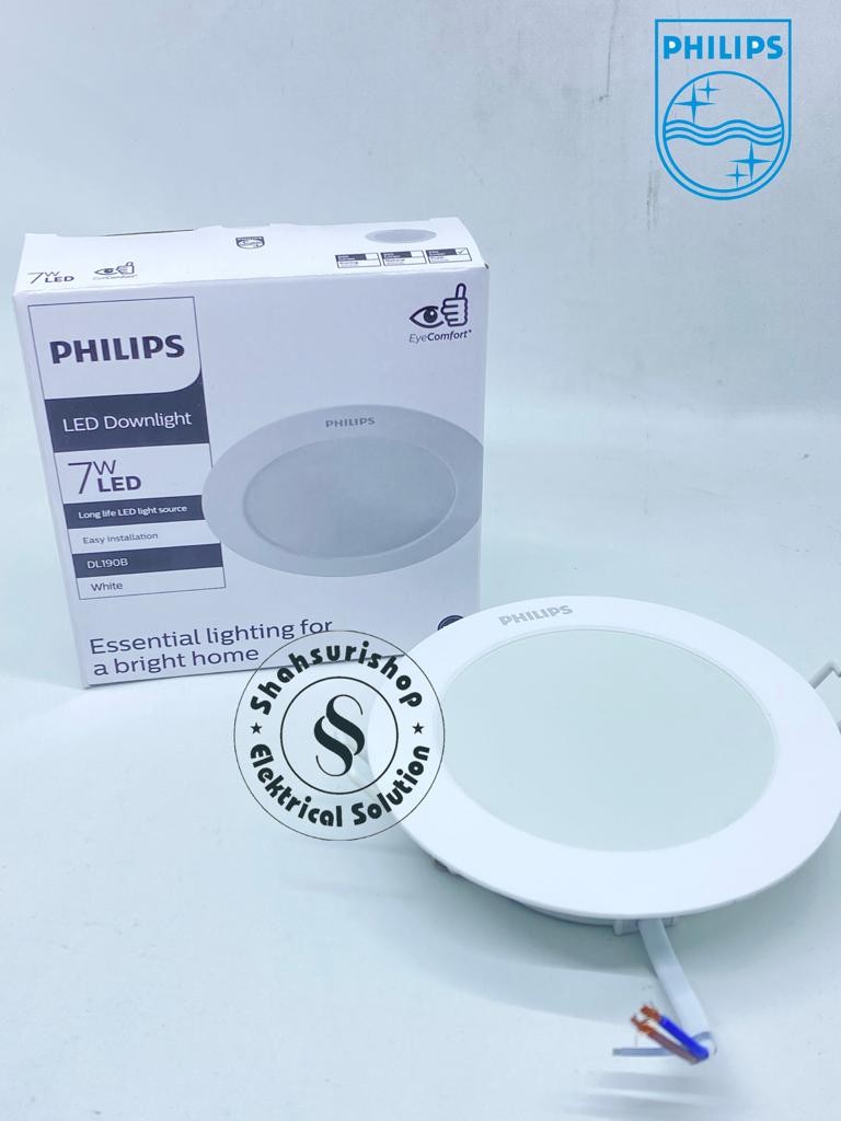 LAMPU DOWNLIGHT LED PHILIPS ERIDANI G2 DL190B 7W 7 WATT 4 INCH | Lazada ...