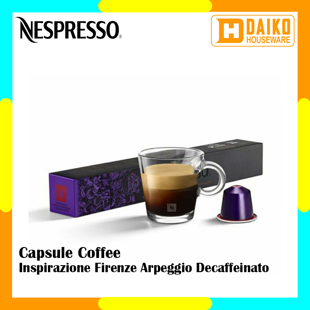 Capsule Nespresso Ispirazione Firenze Arpeggio Decaffeinato 1 Pack