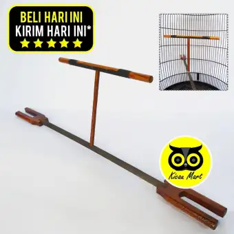 Tangkringan Murai T Sempati Pangkringan Pijakan Kaki Kayu Sangkar