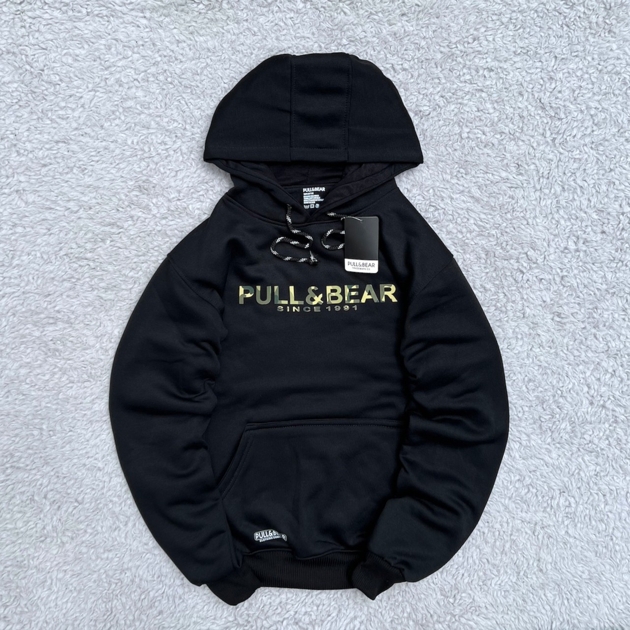 Basic Sweater Pull bear Sablon M XL Pria Wanita hoodie pull and bear original Jaket Hoodie Pull And Bear Pria Wanita Sweater Hoodie Marvel Black Hitam Premium Print Motif Sablon