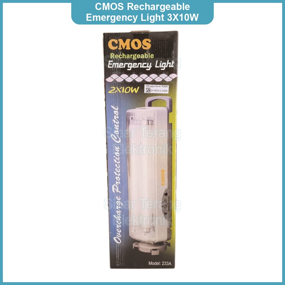 Lampu CMOS Rechargeable Emergency Light 2x10W model 233A Lazada Indonesia