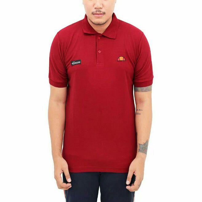 Kaos Polo Ellese Original Merah Murah