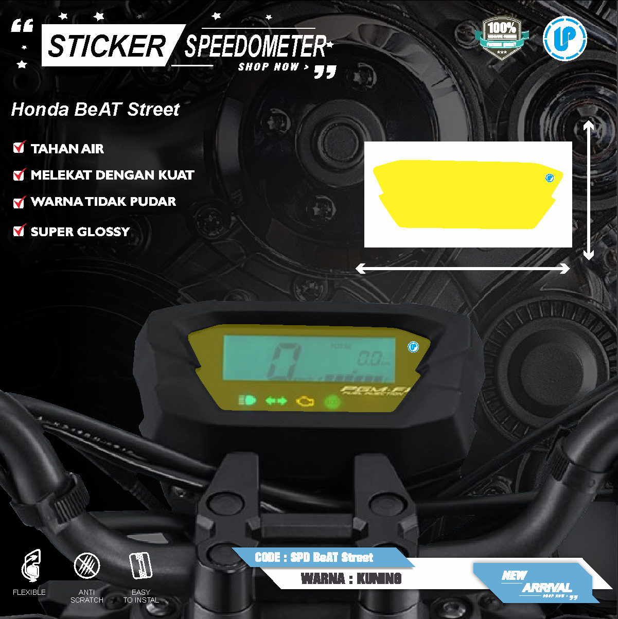 STICKER ANTIGORES SPEEDOMETER HONDA BEAT STREET Lazada Indonesia
