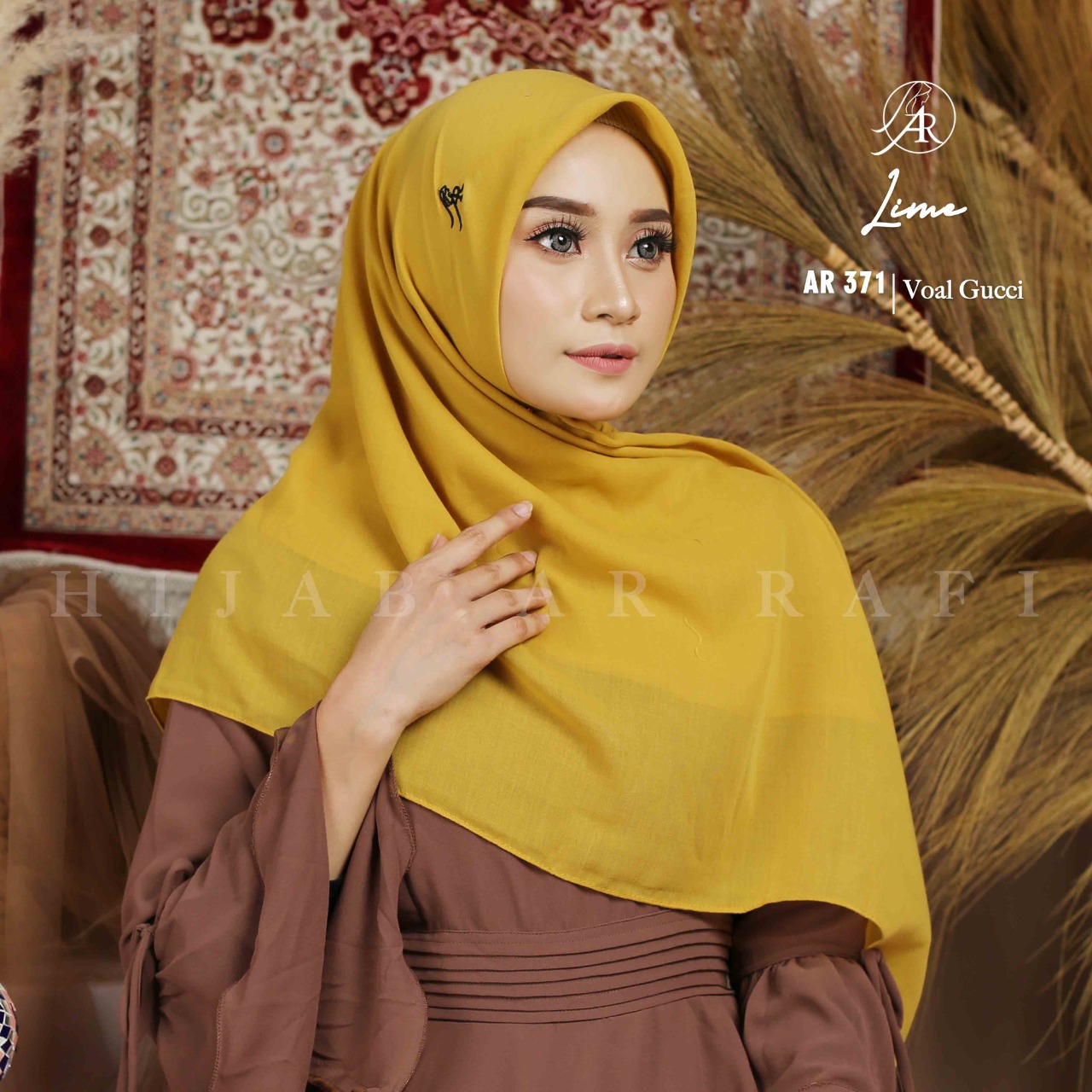 HIJAB AR RAFI KODE AR 371 - HIJAB SEGIEMPAT POLOS | Lazada Indonesia