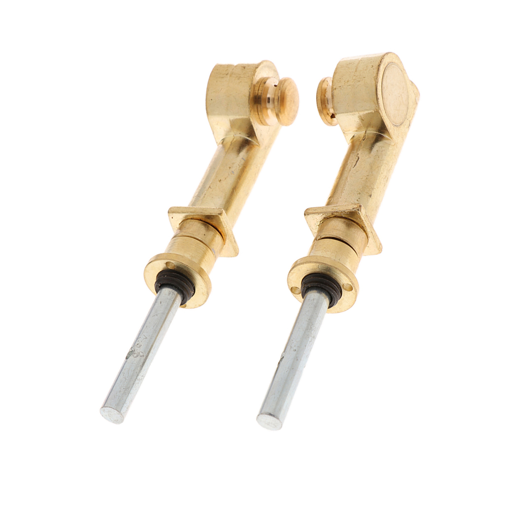 Esquirla 2 Pieces Copper Vortex Erhu Axis Shaft Mechanical Axis Erhu Accessory