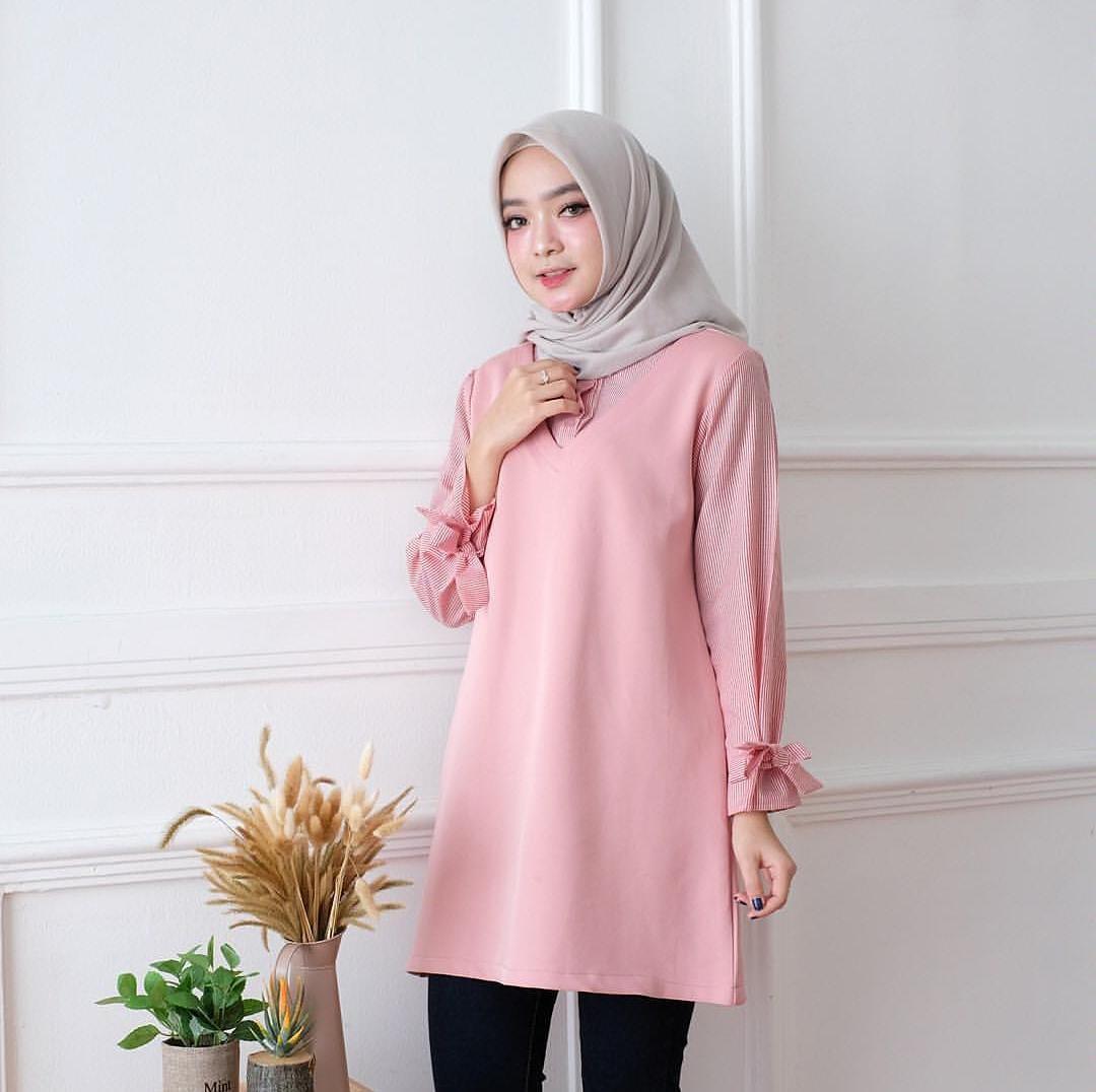 tunik wanita melda top