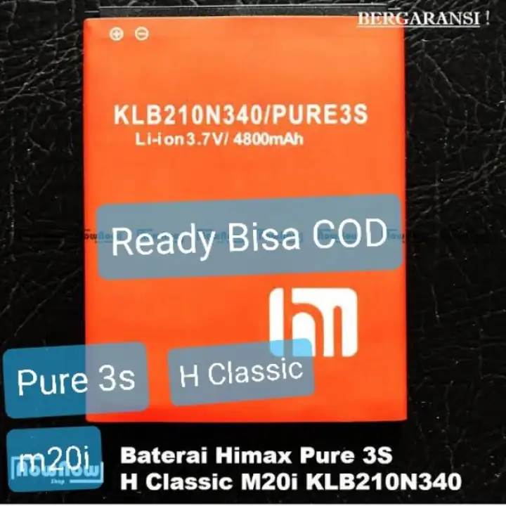 Batre Himax Pure 3s Baterai Himax M20i H Classic Lazada Indonesia
