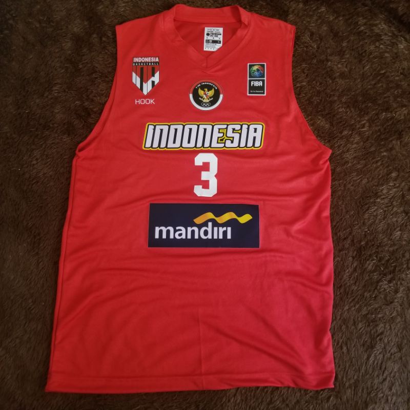 JERSEY BASKETBALL INDONESIA STELAN JERSEY BASKET TIMNAS