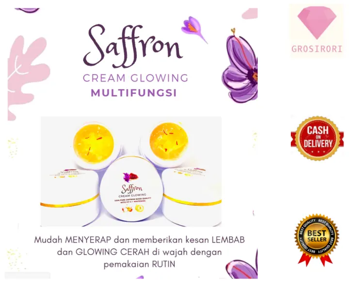 saffron glow cream