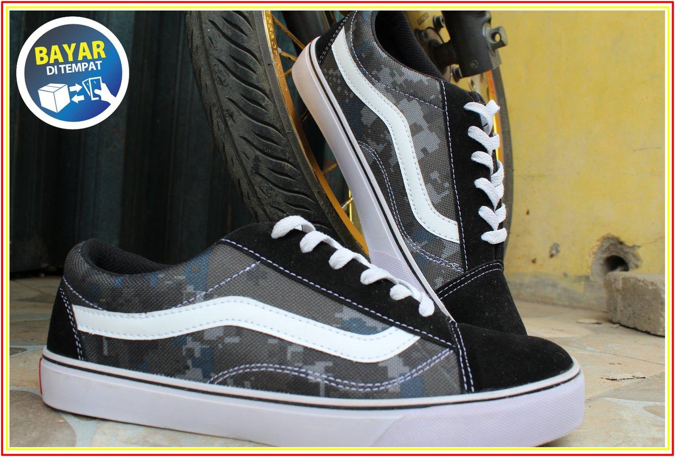 -Sneaker murah indonesia- Sepatu Vans_Cemo Army Casual Sneakers BNIB Kualitas Premium