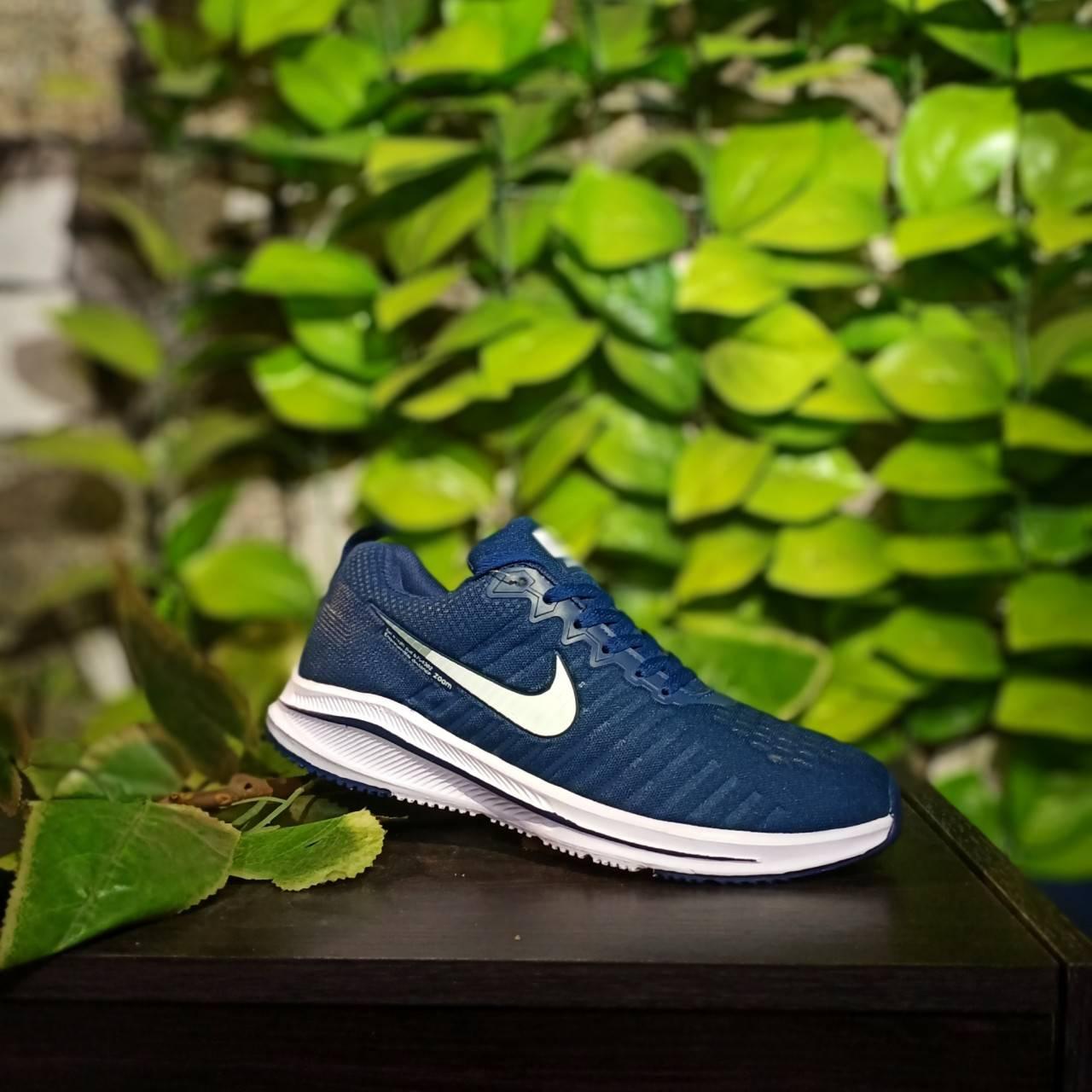 Sepatu Sneakers Pria Made In Vietnam Style Trending Running Joging Dan Gaya_Nike001 Zoom Pegasuz Wana Navy Paling Favorit Masa Kini