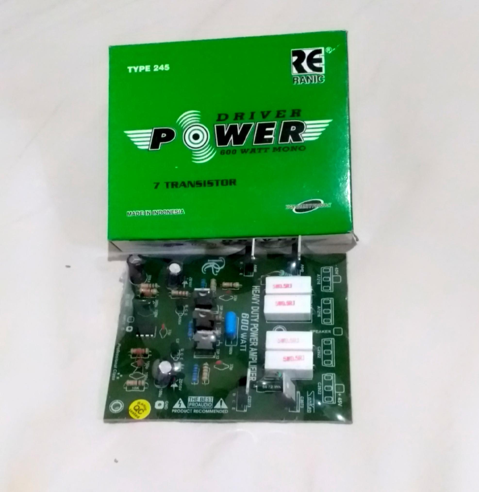 Kit POwer Amplifier DRIVER 600W mono 7 