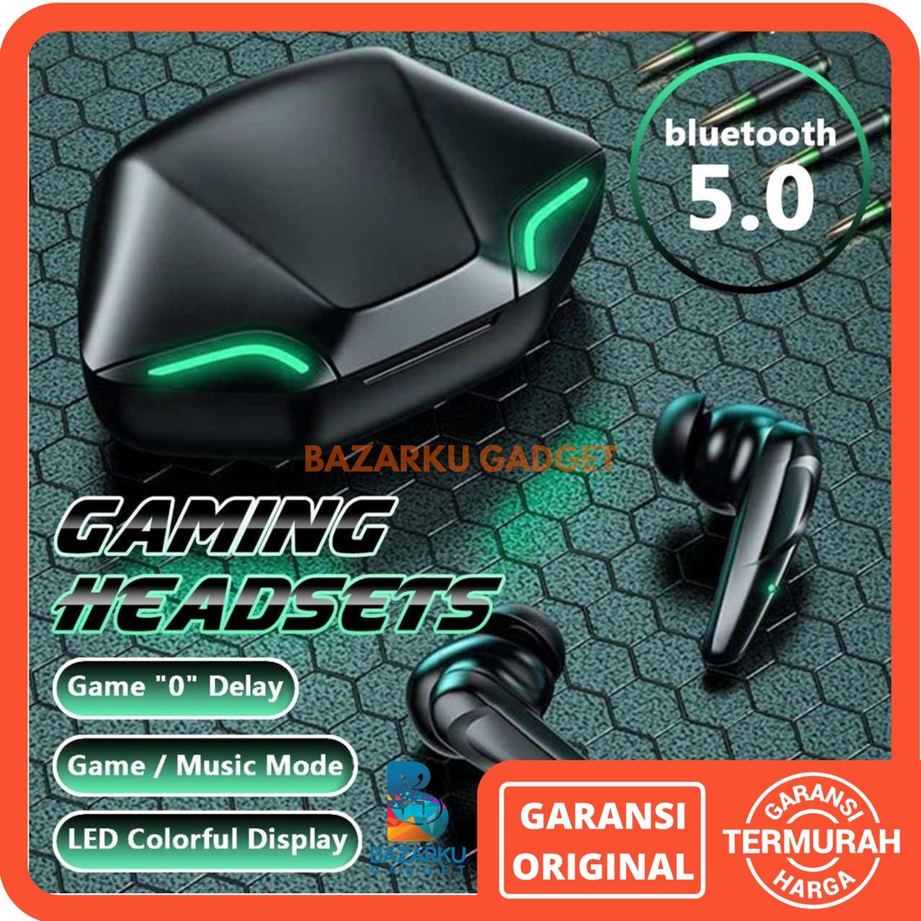 TWS Gaming VG01 Headset Gaming Bluetooth Headset Bluetooth Gaming
