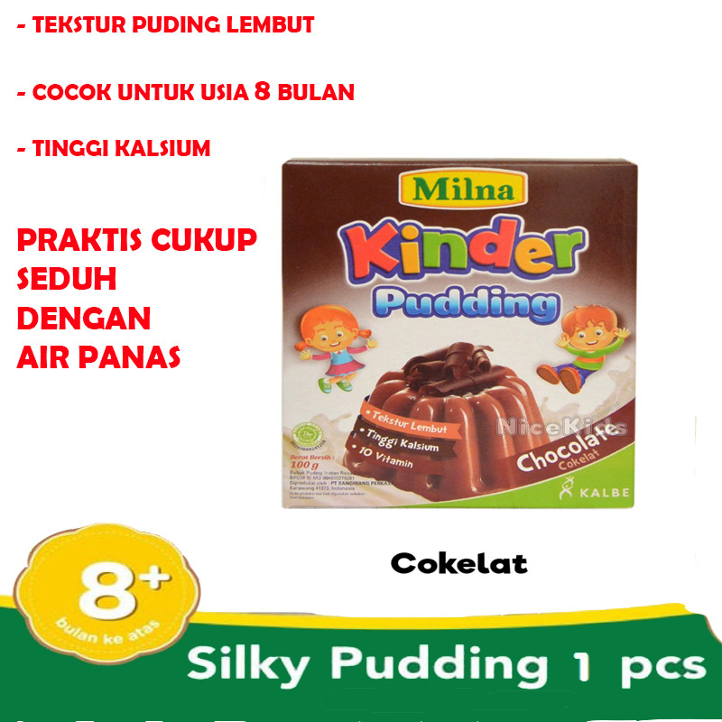 Puding Bayi 8 Bulan Milna Kinder Rasa Coklat Lazada Indonesia