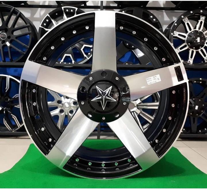 velg mobil racing model ofroad ring 17x74 hole 4x100/4x114 smface