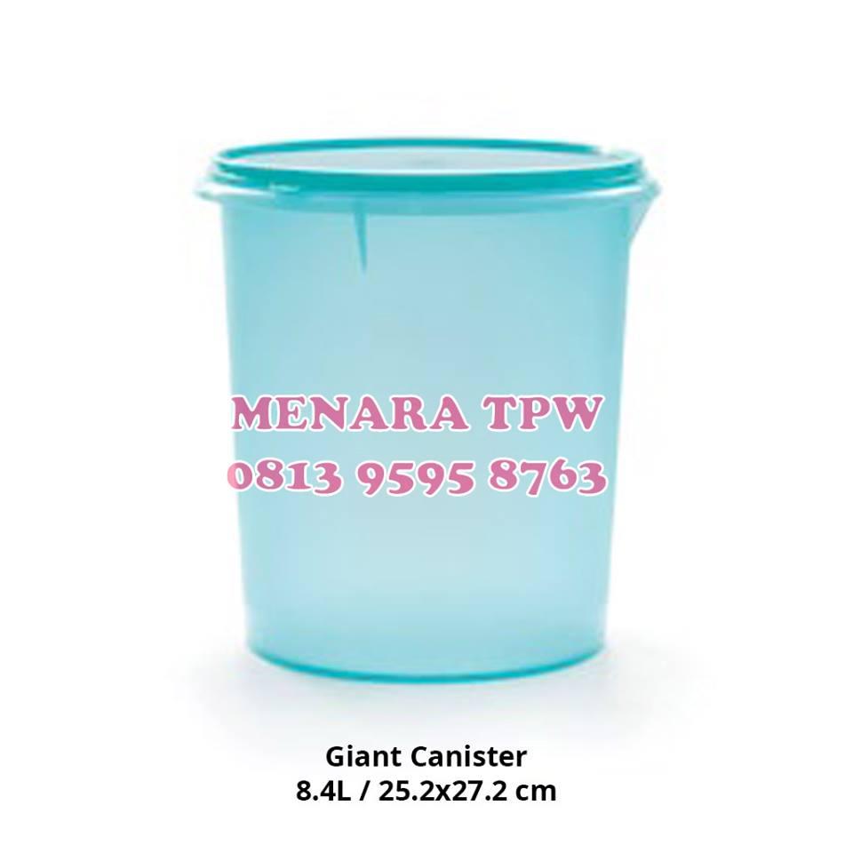 Tupperware Blue Giant Canister Biru