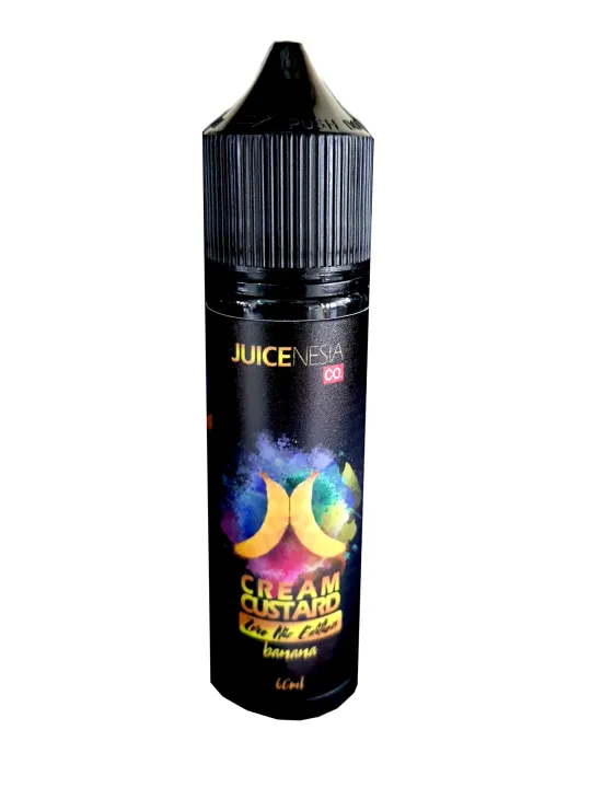 Bisa Cod Liquid Vape Juicenesia Rasa Cream Custard Banana 60 Ml