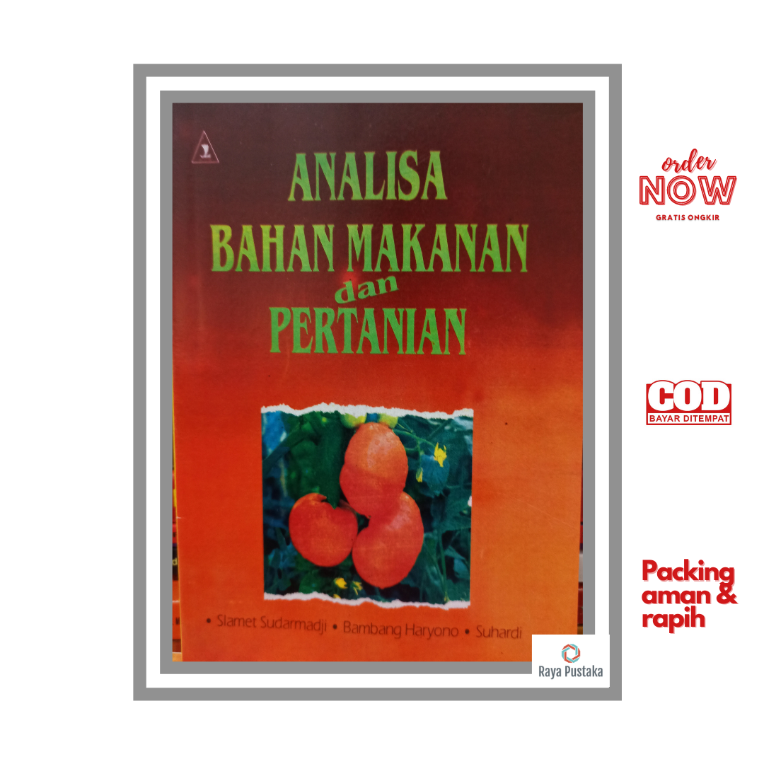 [Bisa COD] Buku Analisa Bahan Makanan Dan Pertanian Penulis Slamet ...