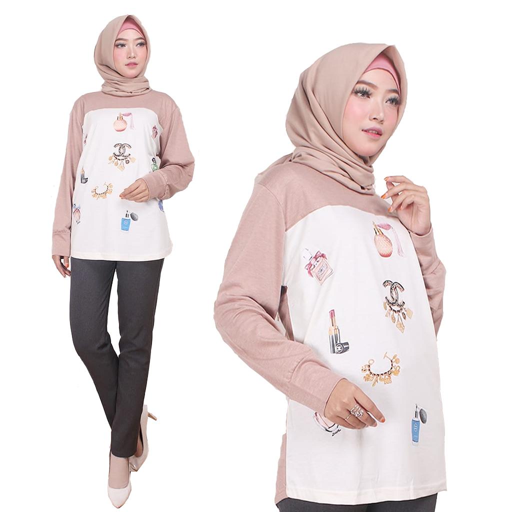 Baju Muslim Wanita Maharani Motif Blouse Perfume NEW COLLECTION!