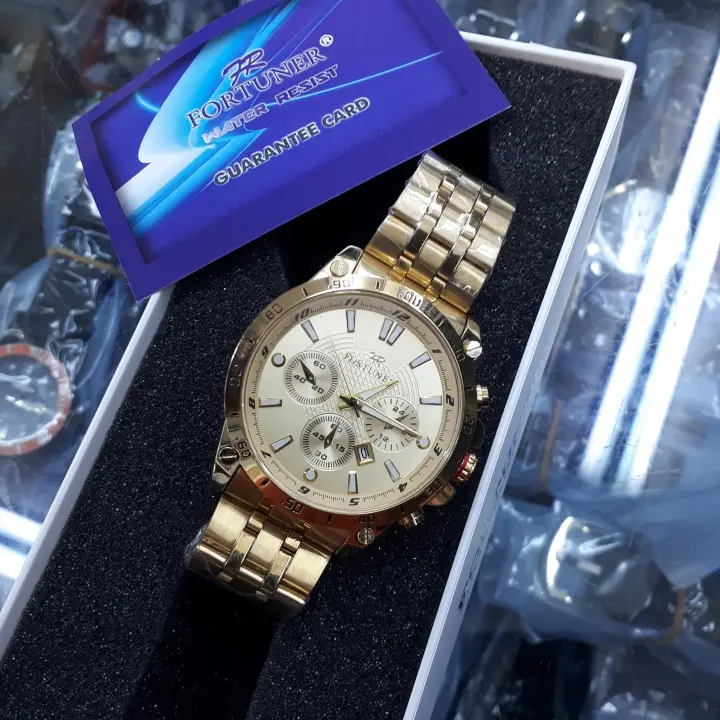 Fortuner Jam Tangan Pria Stainless K 3070 Gl Original Water Proff Lazada Indonesia