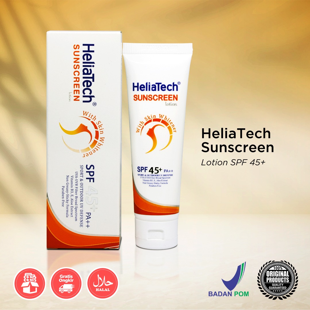 heliatech sunscreen spf 45 harga