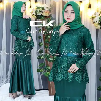 Setelan Kebaya Hijab Remaja Style Modis Cantik Kebaya Tile 3d Kebaya Wisuda Kebaya Pesta Kebaya Terbaru