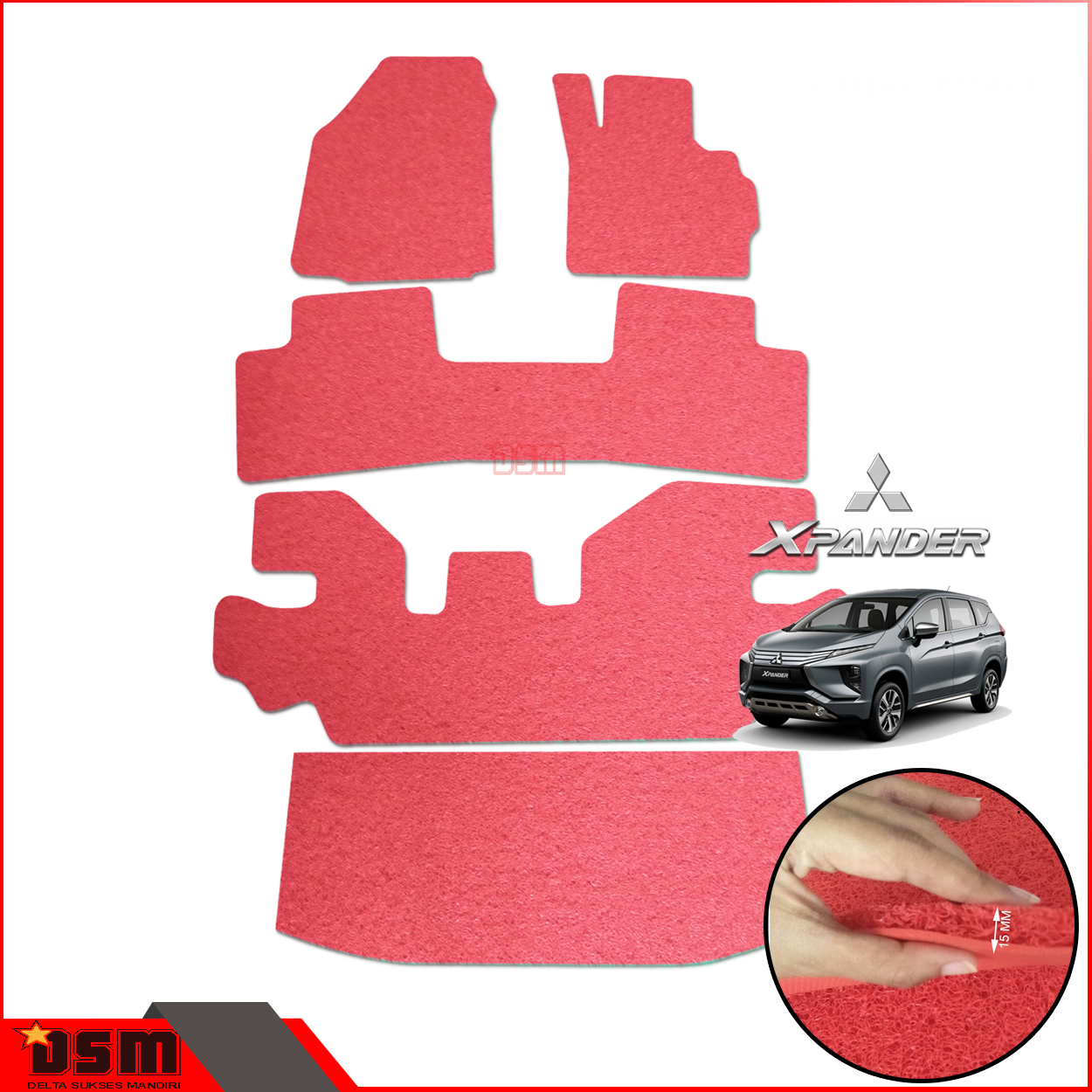 Karmob Karpet Mobil Mie Xpander Full Plus Bagasi Karpet Karet Xpander Karpet Lantai Mobil Xpander Karpet Dasar Xpander Karpet Bihun Xpander Bukan Comfort Xpander Aksesoris Xpander Dsm Lazada Indonesia