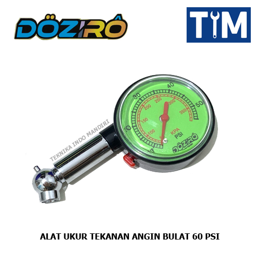 Doziro Alat Ukur Tekanan Angin Ban Bulat 60 Psi Pressure Gauge Pgg 60 Lazada Indonesia