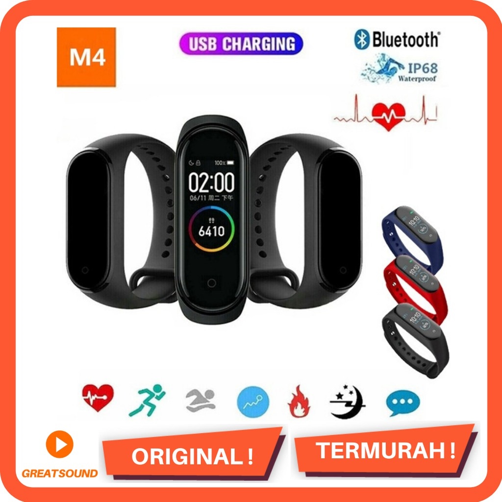 Jual Jam Smart Bracelet M4 Terbaru | Lazada.co.id
