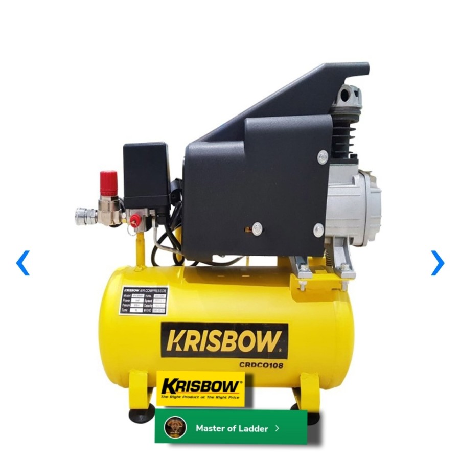 Krisbow Kompresor Angin 1hp 8l 8bar 1ph Crdc0108 KW1300467 Lazada