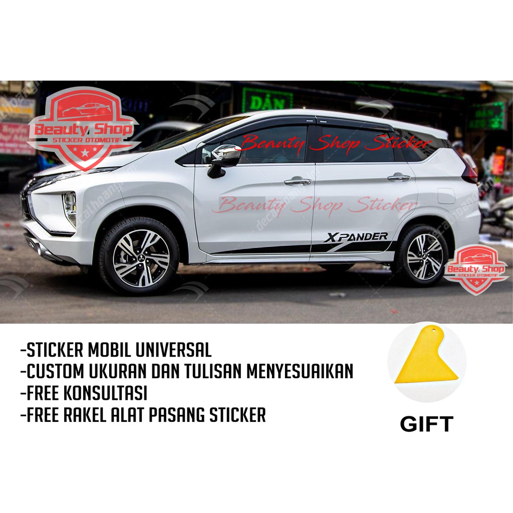 promo sticker xpander stiker mitsubishi xpander simple minimalist
