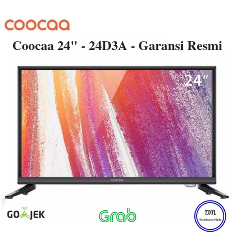 Coocaa LED TV 24 Inch IPS 24D3A Garansi Resmi
