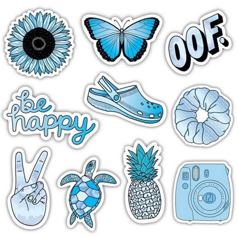 STICKER AESTHETIC STIKER TUMBLR AESTHETIC CASE HANDPHONE LAPTOP BLUE ...