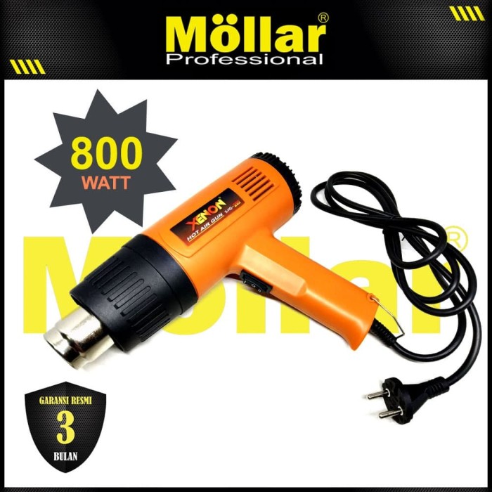 XENON HG003 Mesin Heat Gun Hot Air Gun Pistol Pemanas Hot Gun 800 Watt Lazada Indonesia