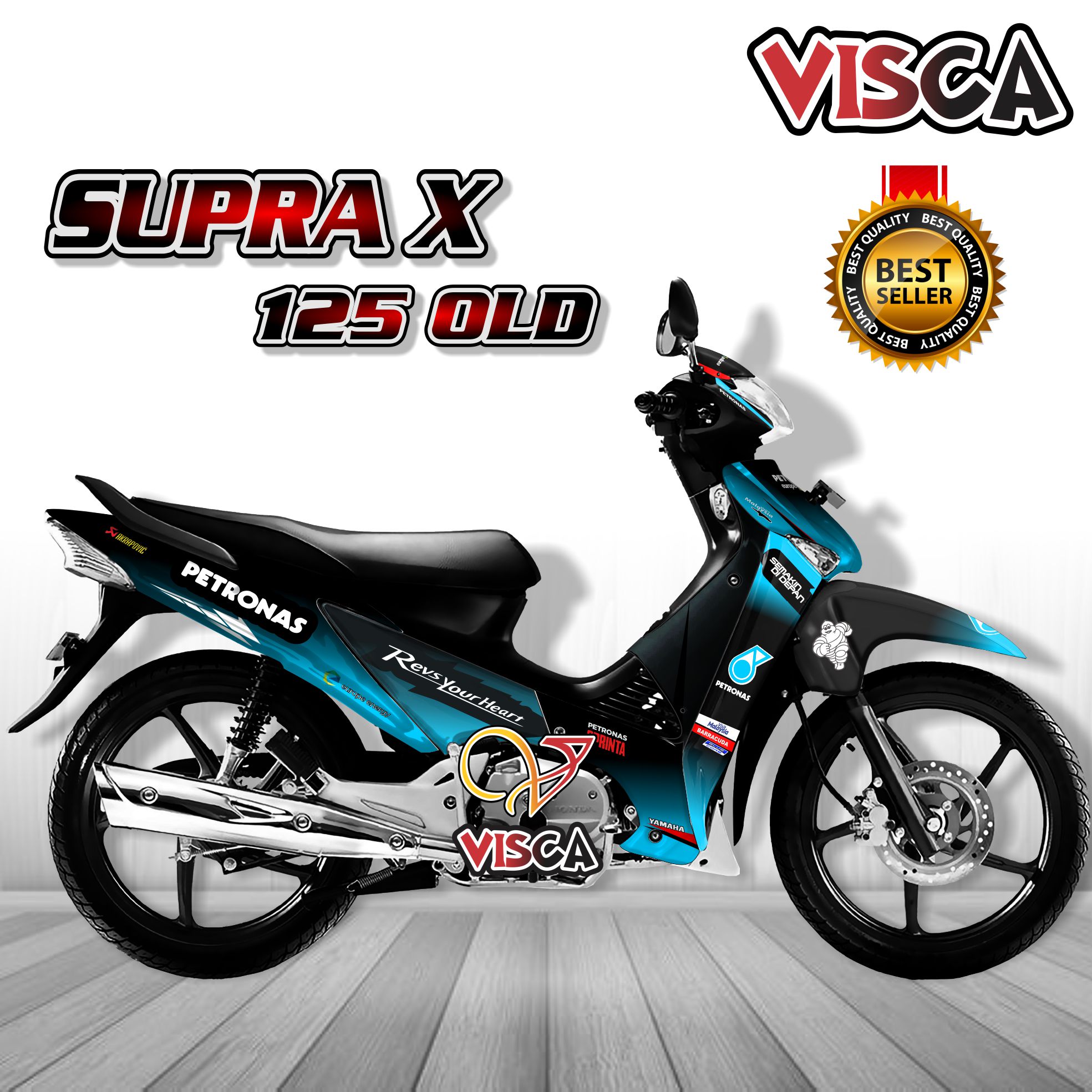 Decal Supra X 125 Lama Modif Keren Stiker Supra X 125 Lama Full Body