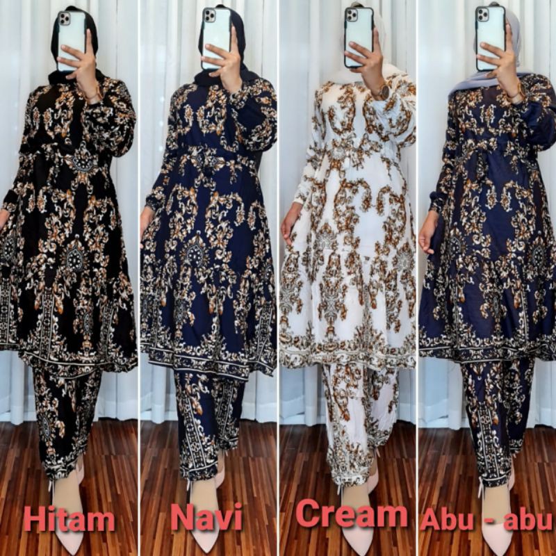 Baju Setelan Motif Sultan Random Terbaru Cod Lazada Indonesia