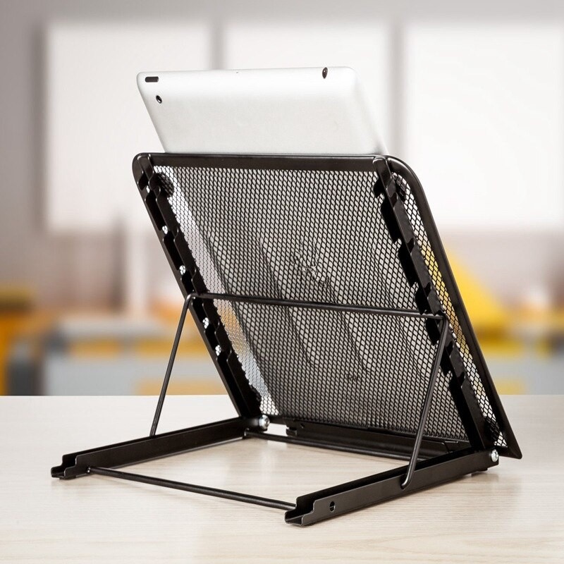 Black 9 X 14 1 Pack Halter Mesh Ventilated Adjustable Laptop Stand