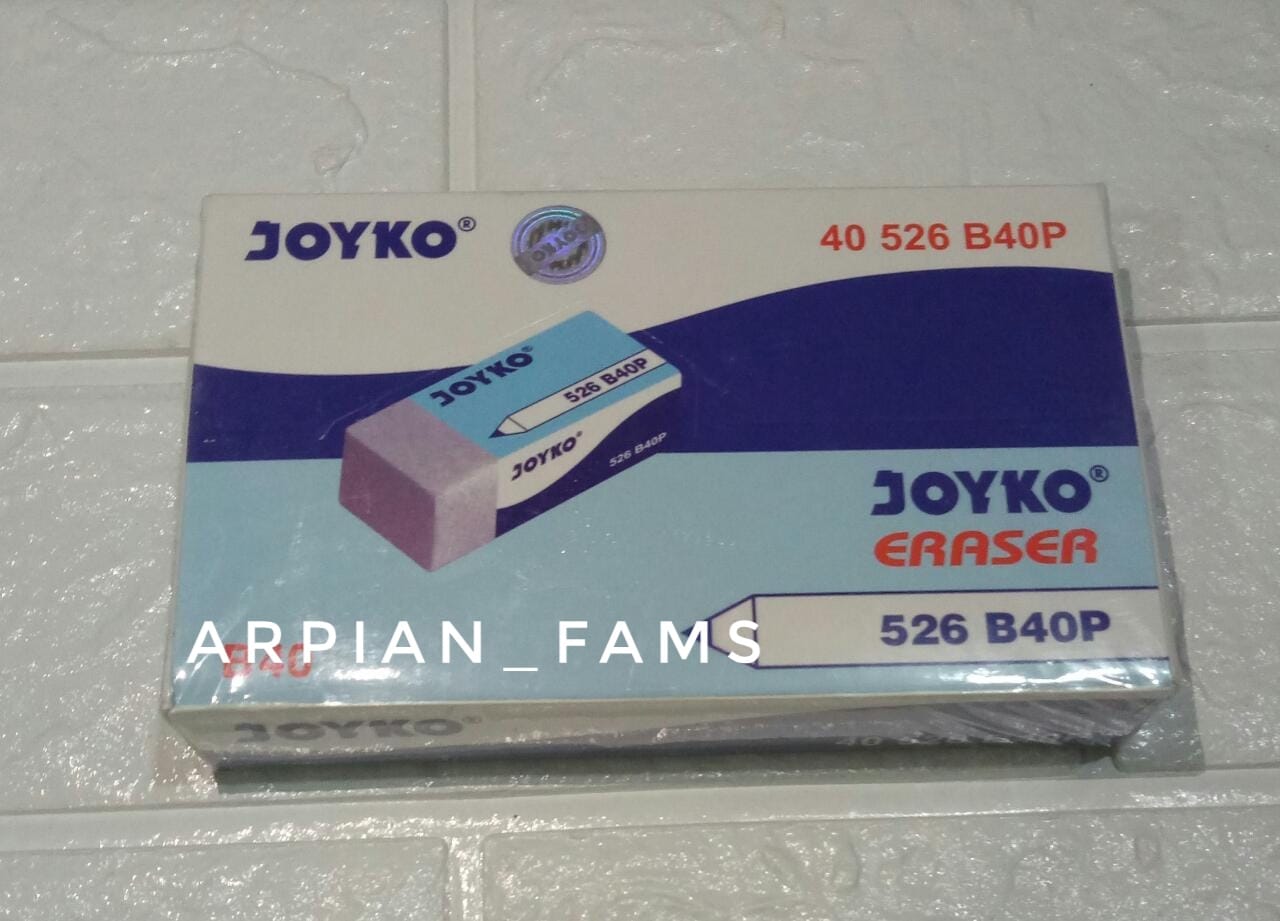 Arpian - Penghapus pensil / Joyko Eraser 526 B40P Penghapus joyko warna ...