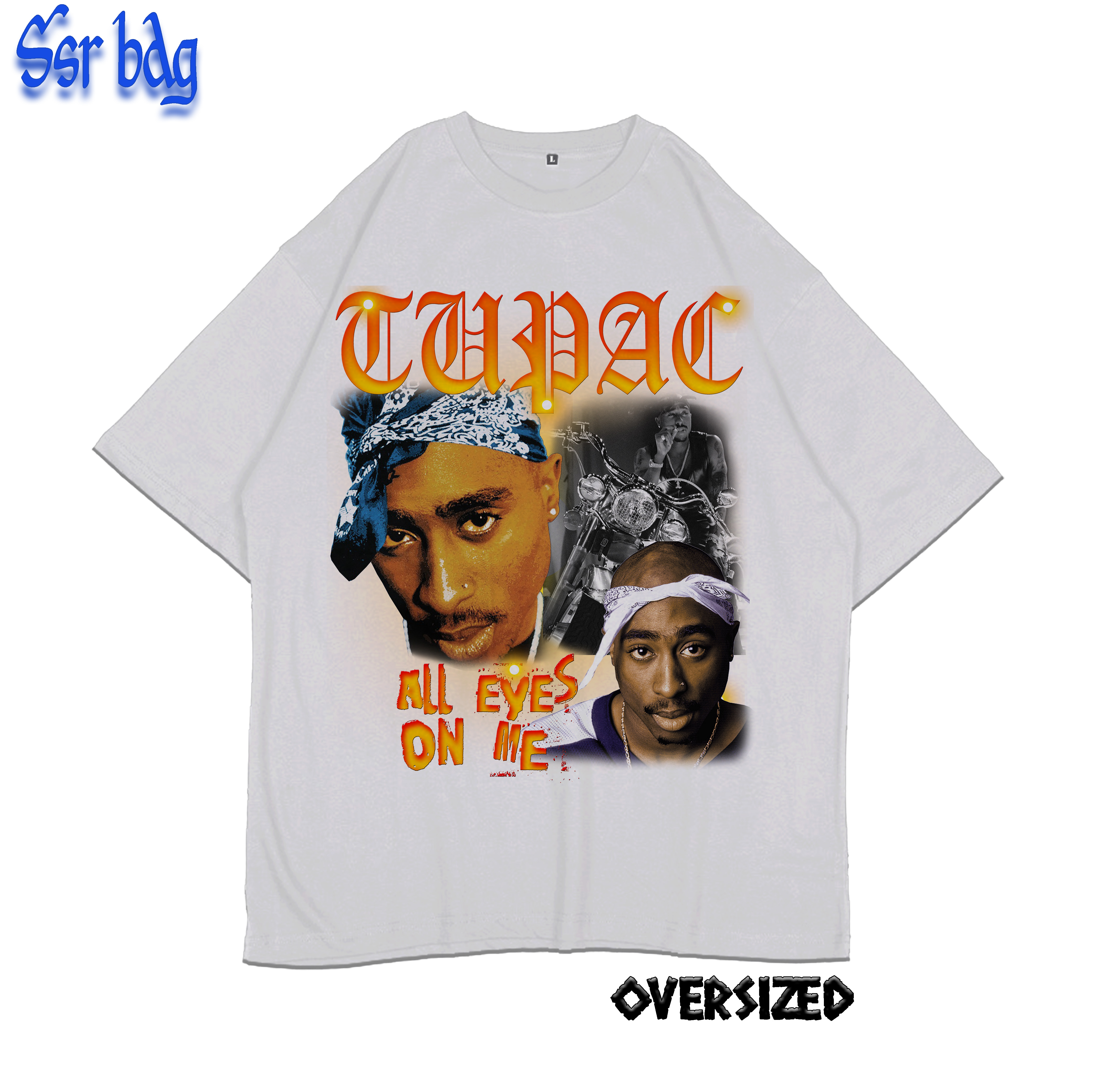 Kaos vintage Tupac 2pac all eyes on me 